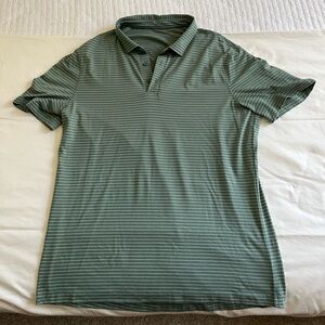 Lululemon men’s medium golf shirt polo striped